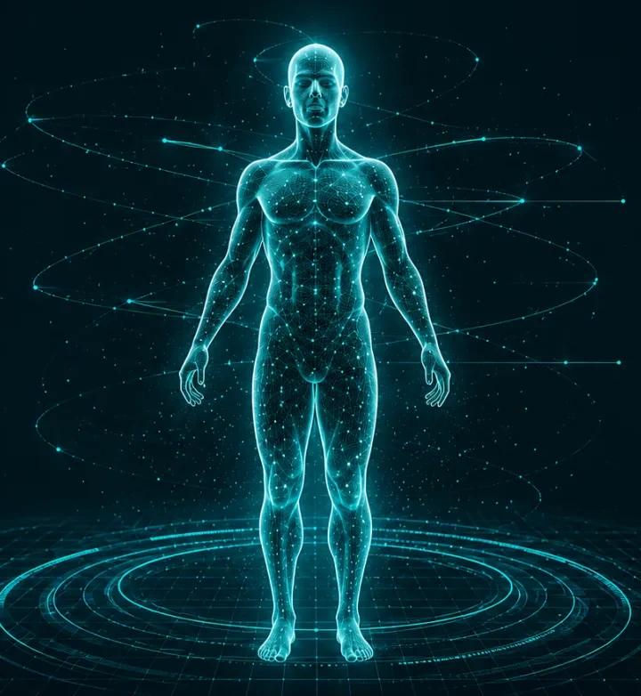 Illustrative visualisation of a whole-body scan